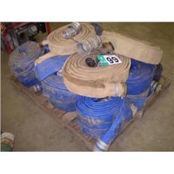 PALLET OF DISCHARGE HOSE