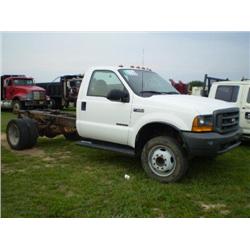 FORD F550 SD S/A CAB & CHASSIS TRUCK , s/n 1FDAF56FOYEC63241: