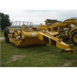 ASHLAND I-155TS  HYDRAULIC 15.5 C.Y. PULL TYPE EJECTOR SCRAPER , s/n 20576: