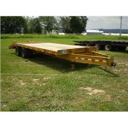 MEBT 10 TON T/A EQUIPMENT TRAILER , s/n 492FB2527XA017197: