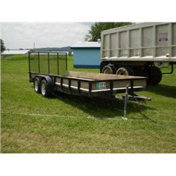TNT 18ft. T/A UTILITY TRAILER , s/n 1T9AA08105D526900: