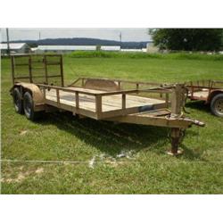 16ft. T/A UTILITY TRAILER , s/n N/A: