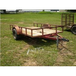 10ft. S/A TILT DECK UTILITY TRAILER , s/n N/A: