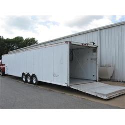 AF 40ft. TRI AXLE ENCLOSED GOOSENECK RACE CAR TRAILER , s/n AF90021: