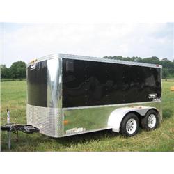HAULMARK LH7X12WT2 12ft. T/A ENCLOSED TRAILER , s/n 16HPB12276K008257: