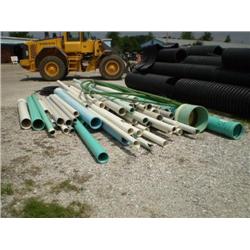 QUANTITY OF ASSORTED PVC PIPE