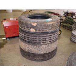 (4) 11R22.5 TIRES