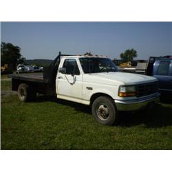 FORD F350 S/A FLATBED TRUCK s/n 1FDSF37G2NNA64389