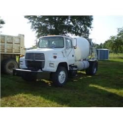 FORD LN9000 MIXER TRUCK s/n 1FDYR90L0MVA11592
