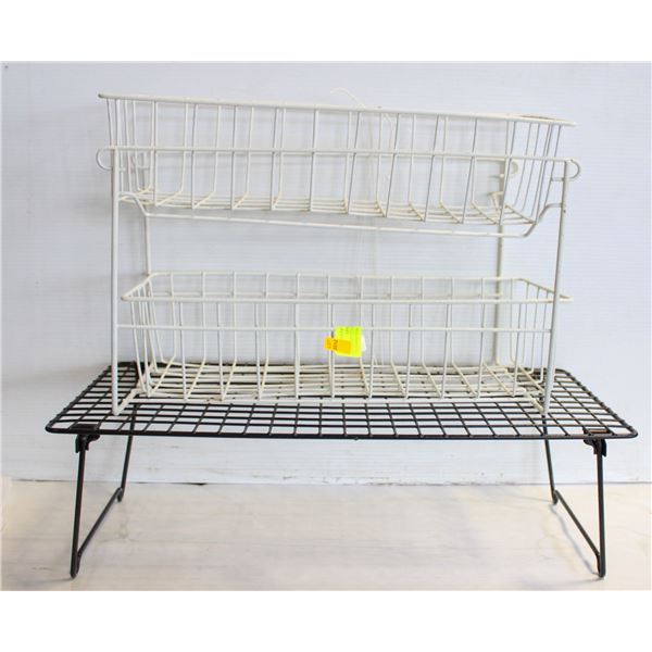 SHOE RACK & 2 DRAWER UNDERSINK STORAGE RACK