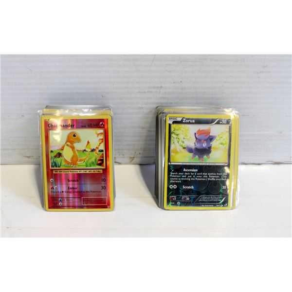 LOT OF 100 HOLO/REVERSE HOLO POKEMON CARDS