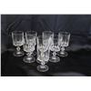 Image 1 : 8 CRYSTAL WINE GLASSES - ESTATE