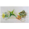 Image 1 : 3 NEW KITRAS ART GLASS CRYSTAL ORNAMENTS