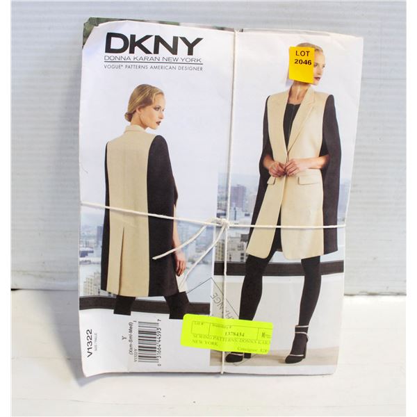 SEWING PATTERNS: DONNA KARAN NEW YORK