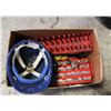 Image 1 : BOX OF MISC TOOLS, HARD HAT, SOCKETS
