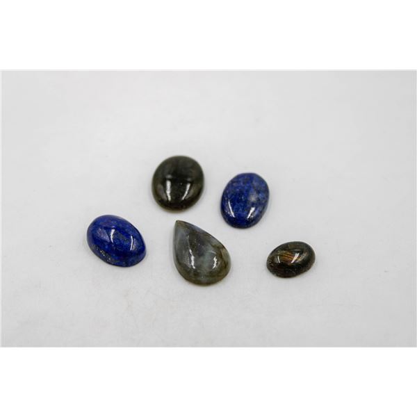 #07-NATURAL  LABRADORITE & LAPIS LAZULI 94.70 CT