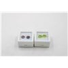 #193-NATURAL GARNET 2.80CT& GREEN PERIDOT 2.50CT