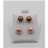 Image 1 : #60-NATURAL AKUYA PEARL EARRINGS 2 SET