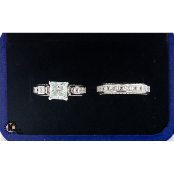 #1504-2.00CT GRA CERTIFIED PRINCESS CUT MOISSANITE
