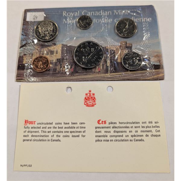 1976 CANADA UNCIRCULATED COIN SET, MINT SEALED