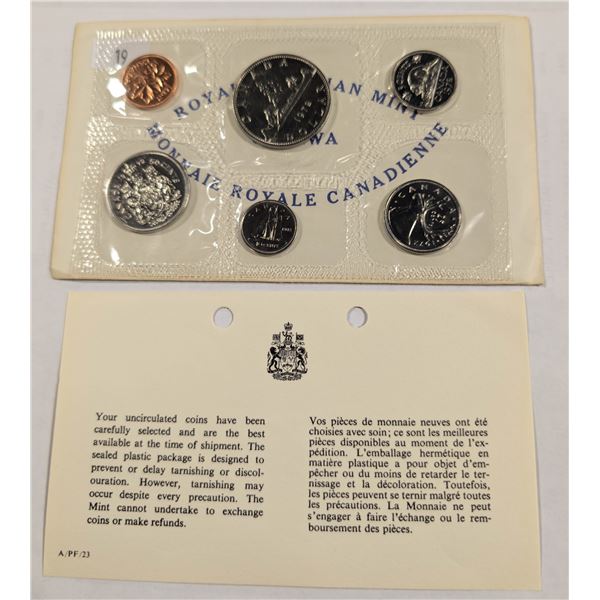 1972 CANADA UNCIRCULATED COIN SET, MINT SEALED