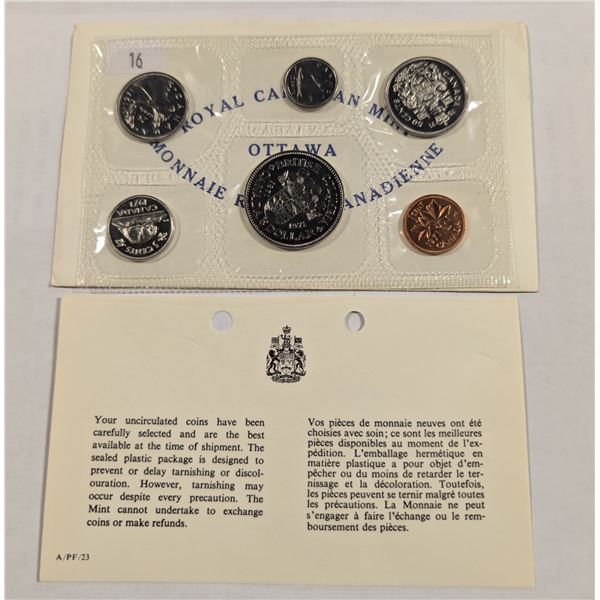 1971 CANADA UNCIRCULATED COIN SET, MINT SEALED