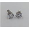 Image 1 : PAIR OF NEW 4CT CUBIC ZIRCONIA EARRINGS