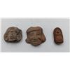 Image 1 : 3 OLD CLAY TYPE NATIVE SOUTH AMERICA FIGURES ETC.
