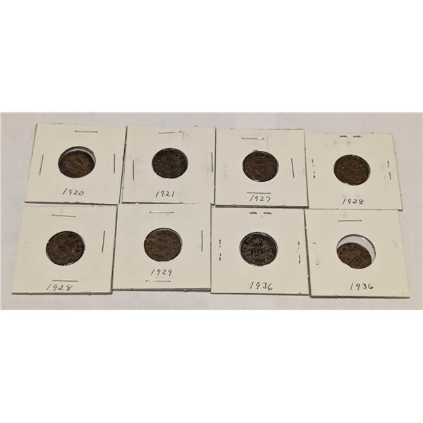 1920-1936 LOT OF OLD CANADA 1 CENTS COINS