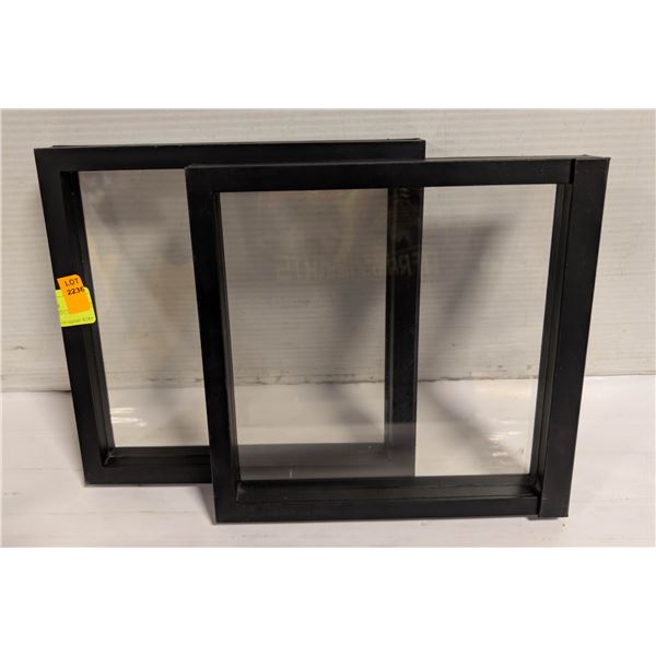 TWO COMMEMORATIVE COIN FRAMES