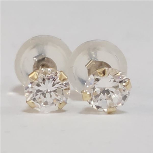 JP1066-190 14K  CZ EARRINGS