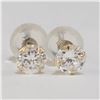 Image 1 : JP1066-190 14K  CZ EARRINGS