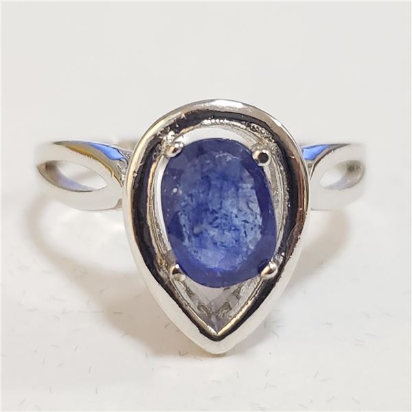 JP1066-197 SILVER SAPPHIRE RING
