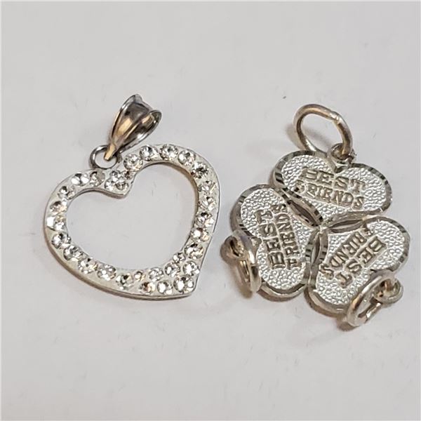 JP1066-194 SILVER LOT OF 2 PENDANT