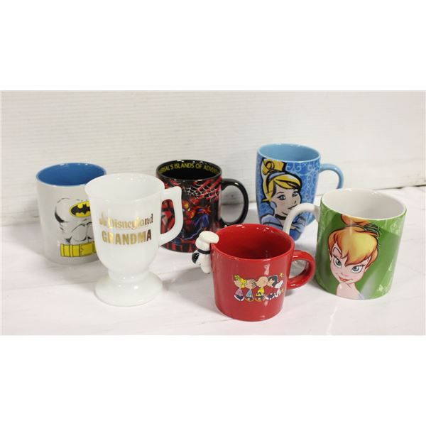 MISCELLANEOUS MUGS DISNEY AND MORE