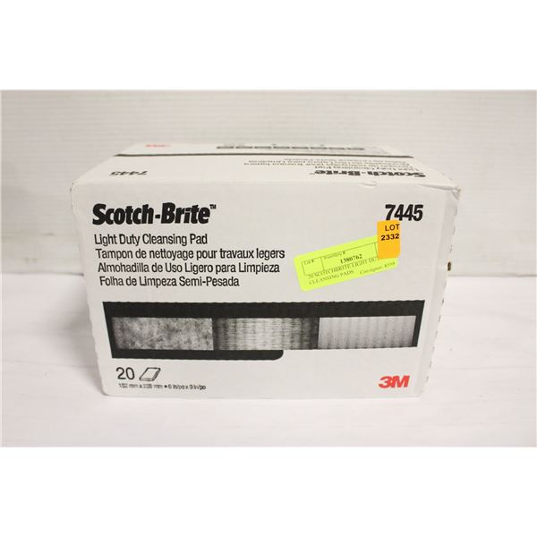 20 SCOTCHBRITE LIGHT DUTY CLEANSING PADS