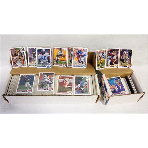 2 BOXES OF MIXED 1991 NFL FOOTBALL CARDS