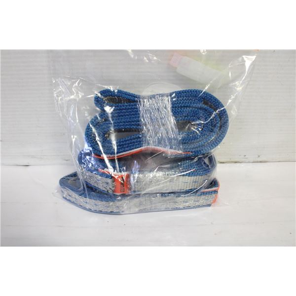 3 PIECE 1" X 6 FOOT SLINGS NEW