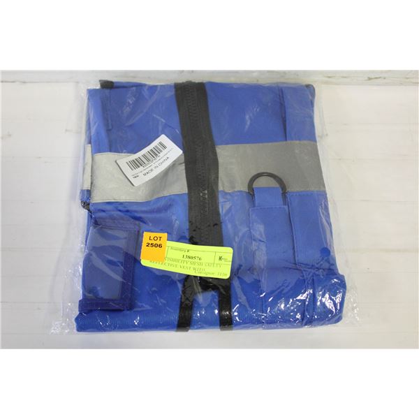HIGH VISIBILITY MESH SAFETY REFLECTIVE VEST WITH