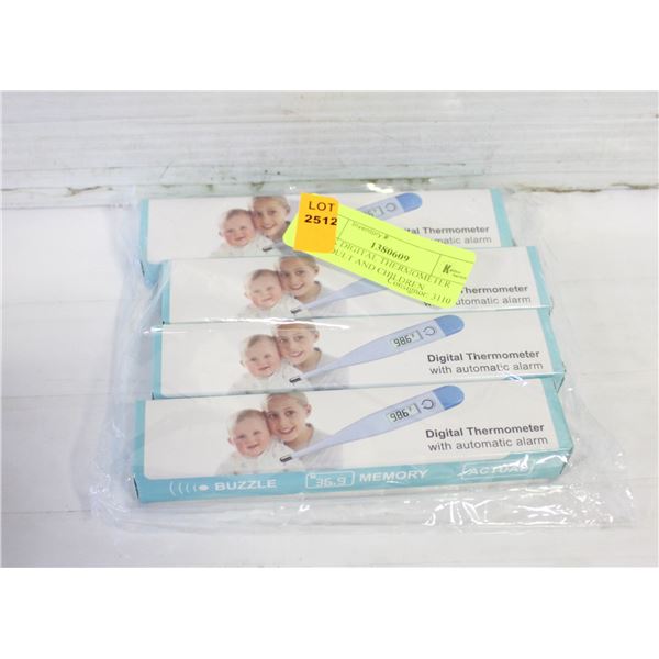 4 PACK DIGITAL THERMOMETER FOR ADULT AND CHILDREN