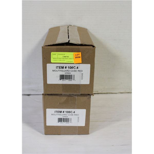 SHOCK DOCTOR MOUTHGUARD CASES 2/3PK QTY