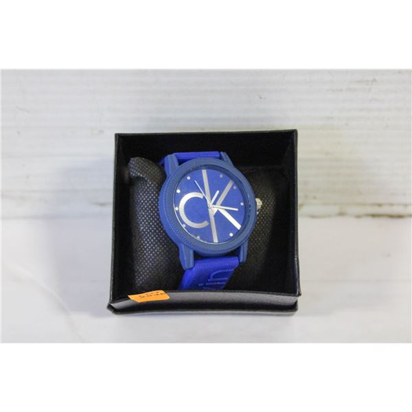 CALVIN KLEIN STAINLESS STEEL UNISEX QUARTZ WATCH