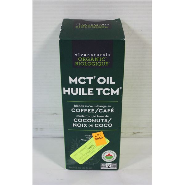 VIVA NATURALS MCT OIL ORGANIC FOR KETO COFFEE
