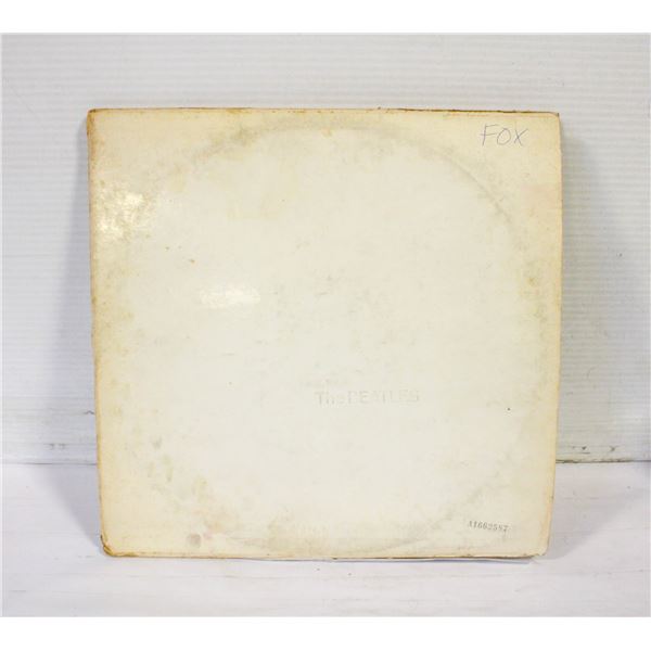 THE BEATLES WHITE ALBUM WITH SERIAL NUMBER