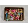 11 BARBIES - VINTAGE KELLY CLUB & MORE - ESTATE