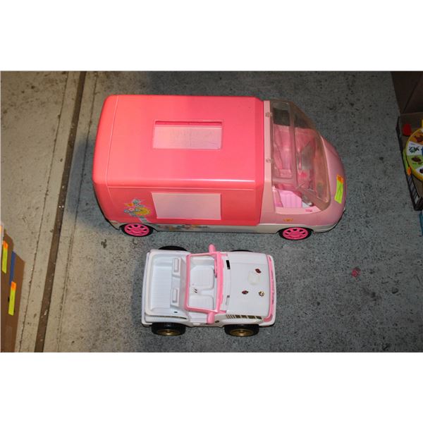 VINTAGE BARBIE CAMPER VAN & JEEP - ESTATE