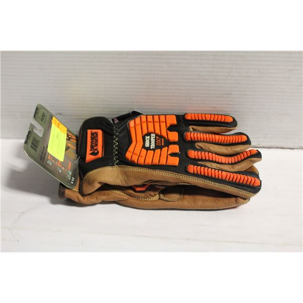 SIZE XL DRYHIDE GOATSKIN LEATHER GLOVES