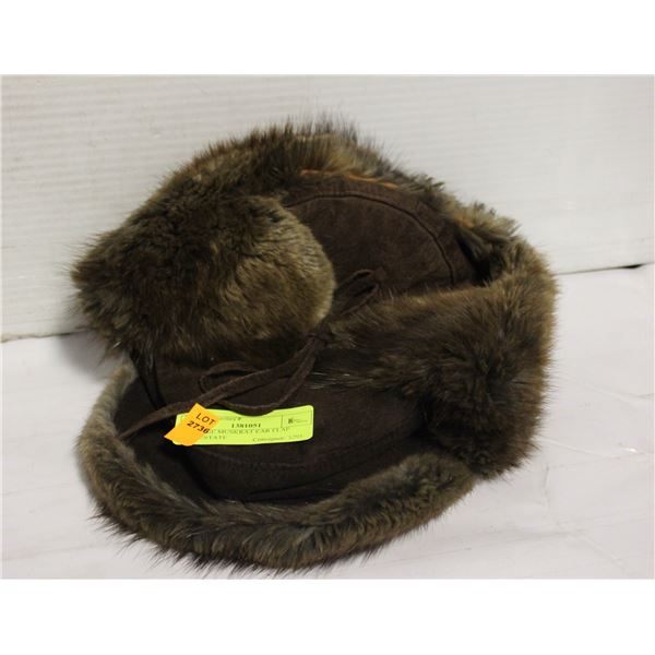 VINTAGE MUSKRAT EAR FLAP HAT-ESTATE