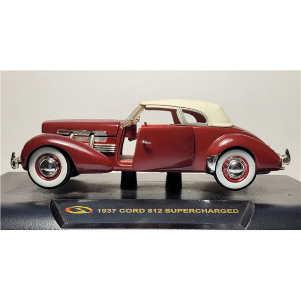 3)  DIE-CAST 1:32 SCALE, 1937 CORD SUPERCHARGED