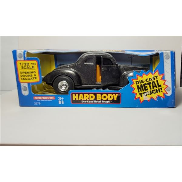 1)  DIE-CAST 1:32 SCALE, 1940 FORD COUPE, METALIC